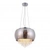 LAMPA WISZĄCA Z KRYSZTAŁKAMI MILAGRO STARLIGHT 3x E14 GALAKTYKA CRYSTAL